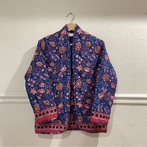 NWOT Natalie Martin floral Quilted Jacket